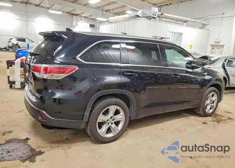 2015 Toyota Highlander Limited from USA, damaged, VIN 5TDDKRFH7FS110479